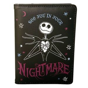 The Nightmare Before Christmas Jack Skellington Passport Holder NWT